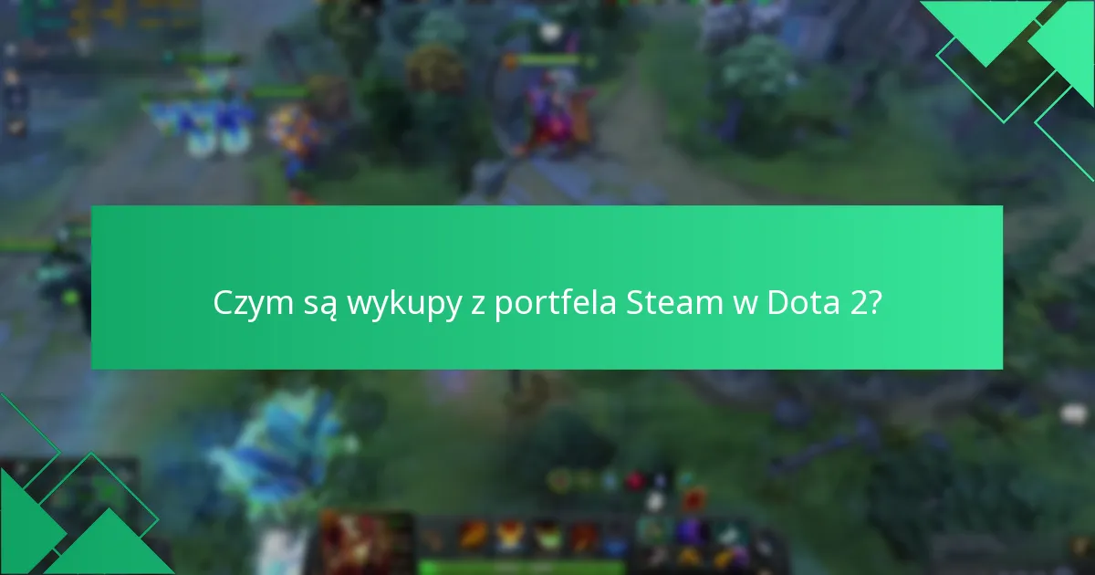 Jak wykupić środki z portfela Steam na przedmioty Dota 2?