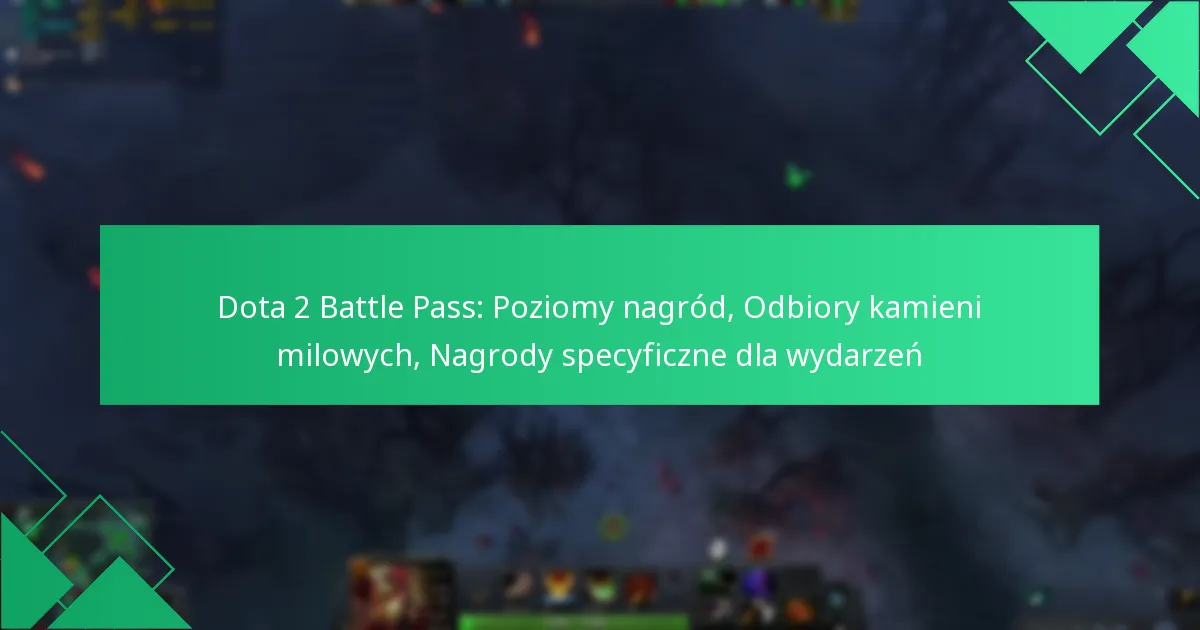Dota 2 Battle Pass: Poziomy nagród, Odbiory kamieni milowych, Nagrody specyficzne dla wydarzeń