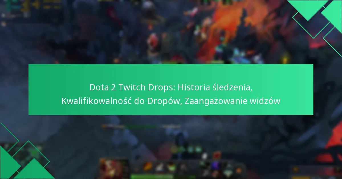 Dota 2 Twitch Drops: Historia śledzenia, Kwalifikowalność do Dropów, Zaangażowanie widzów